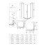 Deante Kerria Plus Kabina kwadratowa 80x80x200 cm drzwi uchylne profile czarny mat szkło przejrzyste KKNNU08S08 - zdjęcie 5