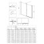 Deante Kerria Plus Kabina kwadratowa 80x80x200 cm drzwi wahadłowe profile czarny mat szkło przejrzyste KKNNW08S08 - zdjęcie 2