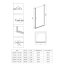 Deante Kerria Plus Kabina kwadratowa 80x80x200 cm drzwi wahadłowe profile czarny mat szkło przejrzyste KKNNW08S08 - zdjęcie 7