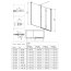Deante Kerria Plus Kabina kwadratowa 80x80x200 cm drzwi składane profile czarny mat szkło przejrzyste KKNNX08X08 - zdjęcie 4