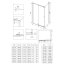 Deante Kerria Plus Kabina prostokątna 120x80x200 cm drzwi przesuwne profile czarny mat szkło przejrzyste KKNNP12S08 - zdjęcie 2