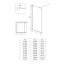 Deante Kerria Plus Kabina prysznicowa walk-in 50x200 cm profile czarny mat szkło transparentne KTS_N85P - zdjęcie 3