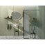Deante Kerria Plus Panel ruchomy do kabiny prysznicowej 200x40 cm profile nero szkło transparentne KTSXN72P - zdjęcie 6