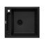 Deante Magnetic Zlewozmywak granitowy jednokomorowy 56x50 cm czarny mat ZRMN103 - zdjęcie 1