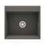 Deante Magnetic Zlewozmywak granitowy jednokomorowy 56x52 cm antracyt metalik ZRM_T10A - zdjęcie 1