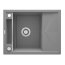 Deante Magnetic Zlewozmywak granitowy jednokomorowy 64x50 cm szary metalik ZRMS11A - zdjęcie 1