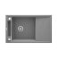 Deante Magnetic Zlewozmywak granitowy jednokomorowy 82x50 cm szary metalik ZRMS113 - zdjęcie 1