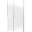 Deante Moon Drzwi prysznicowe wnękowe uchylne 100 cm, profile chrom, szkło transparentne KTM012P - zdjęcie 1