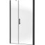 Deante Moon Drzwi prysznicowe wnękowe uchylne 100x200 cm czarny KTM_N12P - zdjęcie 1