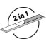 Deante Odpływ liniowy 90 cm stal KOS_009D - zdjęcie 5