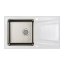 Deante Prime Zlewozmywak granitowo-stalowy jednokomorowy 86x50 cm alabaster ZSRA113 - zdjęcie 1