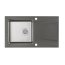 Deante Prime Zlewozmywak granitowo-stalowy jednokomorowy 86x50 cm antracyt ZSRT113 - zdjęcie 1