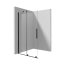 Deante Prizma Kabina Walk-in przesuwna 80x195 cm profile czarny mat/szkło transparentne KTJ_N38R - zdjęcie 1
