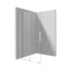 Deante Prizma Kabina walk-in 140x195 cm przesuwna profile biały mat szkło przejrzyste KTJ_A34R - zdjęcie 1