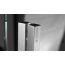 Deante Prizma Kabina walk-in 140x195 cm przesuwna profile stal szczotkowana szkło przejrzyste KTJ_F34R - zdjęcie 6