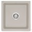 Deante Sabor Zlewozmywak ceramiczny jednokomorowy 47,8x45 cm capuccino mat ZCBC103 - zdjęcie 1