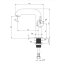 Deante Silia Bateria umywalkowa chrom BQS_024M - zdjęcie 2