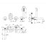 Deante Silia Bateria wannowa podtynkowa chrom BQS_018P - zdjęcie 2