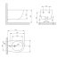 Deante Silia Bidet wiszący 51x36,3 cm biały CDL_6BPW - zdjęcie 3