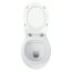 Deante Silia Toaleta WC podwieszana 51x36,3 cm bez kołnierza + deska wolnoopadająca biała CDLD6ZPW - zdjęcie 4