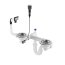 Deante Space-Saver Syfon do zlewozmywaka granitowego 1.5- i 2-komorowego stal ZXY_9983 - zdjęcie 2