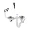 Deante Space-Saver Syfon do zlewozmywaka granitowego 1.5- i 2-komorowego stal ZXY_9983 - zdjęcie 1