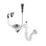 Deante Space-Saver Syfon do zlewozmywaka granitowego 1-komorowego stal ZXY_9982 - zdjęcie 1