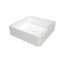 Deante Square Umywalka nablatowa 40,5x40,5 cm z otworem na baterię biała CGS_6U4S - zdjęcie 1