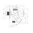 Deante Zawór do baterii 1/2"x3/4" i 1/2"x3/8" chrom połysk VFA_K624 - zdjęcie 2