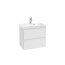 Defra Como D60 Szafka podumywalkowa 59,9x40x50 cm lakier biały połysk 123-D-06001 - zdjęcie 1