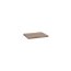 Defra Como/Fonte/Mo-Re F50 Blat do szafki łazienkowej 50,5x40,6 cm dąb mokka 001-F-05018 - zdjęcie 1