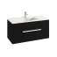 Defra Olex D100 Szafka podumywalkowa 99,2x45,6x47,5 cm czarny połysk 024-D-10003 - zdjęcie 1