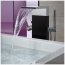 Dornbracht for Villeroy & Boch CL.1 Bateria wannowa wolnostojąca z kaskadową wylewką i z zestawem prysznicowym platynowa 25963979-08 - zdjęcie 4