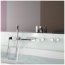 Dornbracht for Villeroy & Boch Deque Wylewka wannowa ścienna czarna matowa 13430740-33 - zdjęcie 2