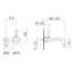 Dornbracht for Villeroy & Boch Tara Logic Bateria umywalkowa ścienna bez korka automatycznego miedziana cyprum 36812885-49 - zdjęcie 2