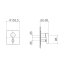 Dornbracht for Villeroy & Boch Lulu Bateria wannowo-prysznicowa podtynkowa platyna matowa 36115710-06 - zdjęcie 2