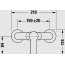 Duravit A.1 Bateria prysznicowa natynkowa chrom A14230001010 - zdjęcie 3