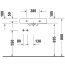 Duravit Architec Umywalka wisząca 57,5x52 cm z otworem na baterię po lewej stronie biały Alpin 0443580009 - zdjęcie 4