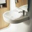 Duravit Architec Umywalka wisząca 57,5x52 cm z otworem na baterię po prawej stronie biały Alpin 0443580008 - zdjęcie 2