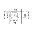 Duravit Aurena Toaleta WC Rimless bez kołnierza biały półmat z powłoką HygieneGlaze Plus 259809AC00 - zdjęcie 3