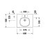 Duravit Aurena Umywalka meblowa 60x50 cm biały półmat z powłoką HygieneGlaze Plus 238760AC00 - zdjęcie 5