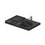 Duravit Aurena Umywalka meblowa 80,5x50,5 cm prawa czarny mat z powłoką HygieneGlaze Plus 238880AF00 - zdjęcie 1