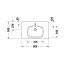 Duravit Aurena Umywalka meblowa 80x50 cm czarny mat z powłoką HygieneGlaze Plus 238780AF00 - zdjęcie 3