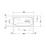 Duravit Aurena Wanna prostokątna 150x75 cm biały Alpin 700545000000000 - zdjęcie 2
