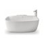 Duravit Aurena Wanna wolnostojąca 160x103,5 cm przyścienna biały satynowy mat 700551000000000 - zdjęcie 2