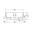 Duravit Aurena Wanna wolnostojąca 160x90 cm biały satynowy mat 700552000000000 - zdjęcie 3