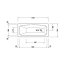 Duravit Aurena Wanna z hydromasażem 160x70 cm Combi-System E biały satynowy mat 760546BA0CE1000 - zdjęcie 2