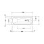 Duravit Aurena Wanna z hydromasażem 170x70 cm Air-System biały satynowy mat 760547BA0AS0000 - zdjęcie 2
