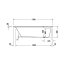 Duravit Aurena Wanna z hydromasażem 170x75 cm Combi-System E biały satynowy mat 760548BA0CE1000 - zdjęcie 3