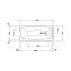 Duravit Aurena Wanna z hydromasażem 170x75 cm Combi-System E biały satynowy mat 760548BA0CE1000 - zdjęcie 2